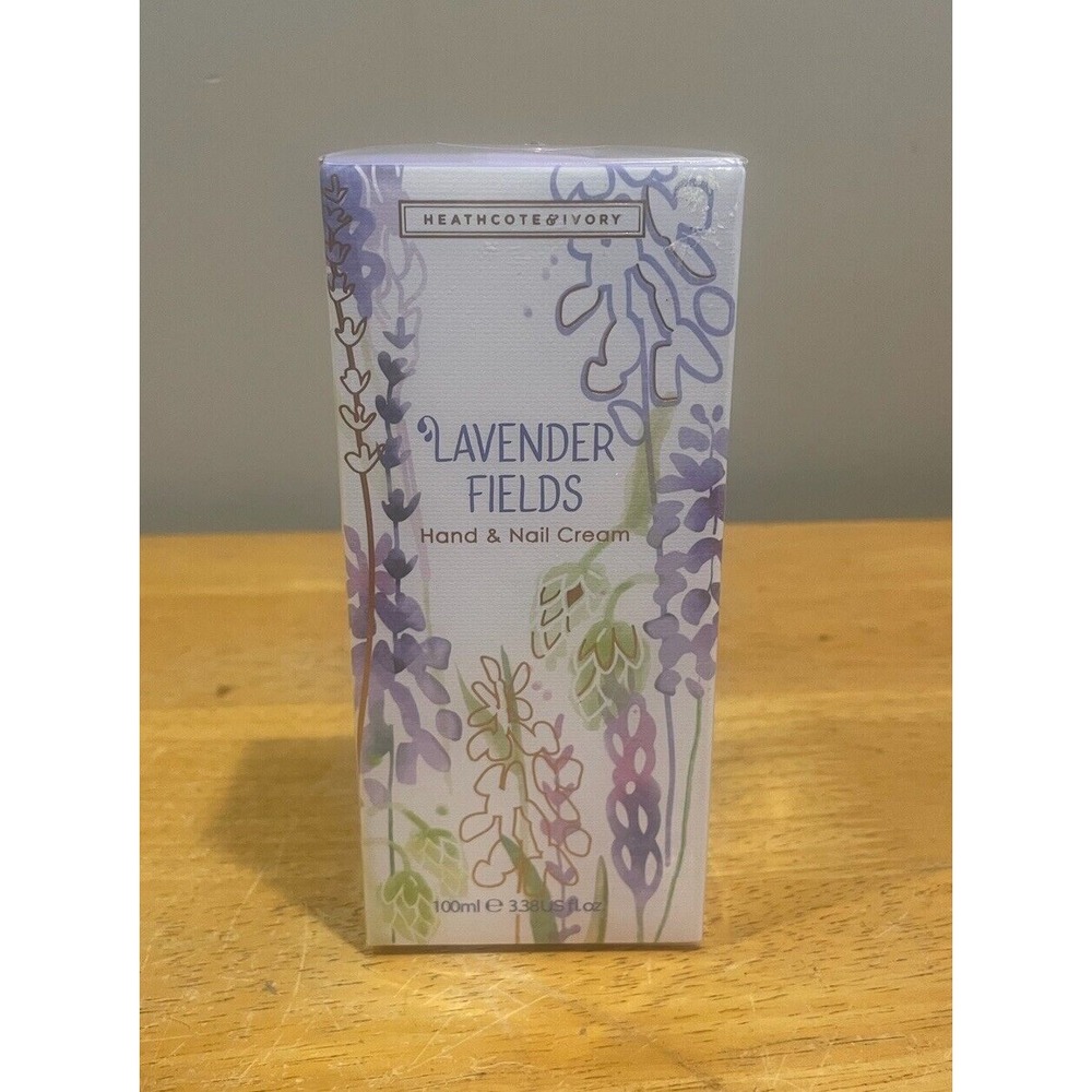 Heathcote & Ivory Lavender Fields Hand‎ & Nail Cream 3.38 oz SEALED